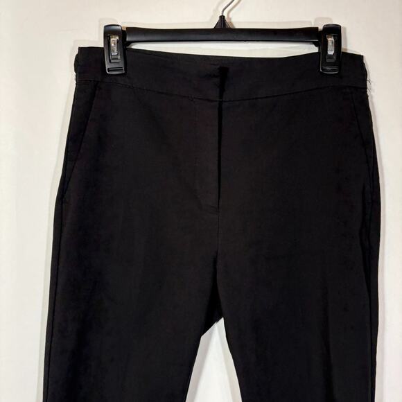 Zara Black Jogger Waist Trousers M Work Office Medium 27" Inseam Slim - Picture 4 of 14